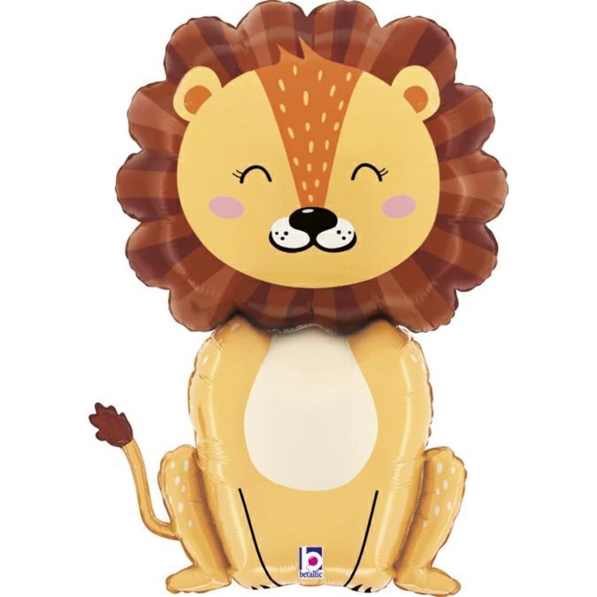Ballon Alu - Lion Assis (81cm)