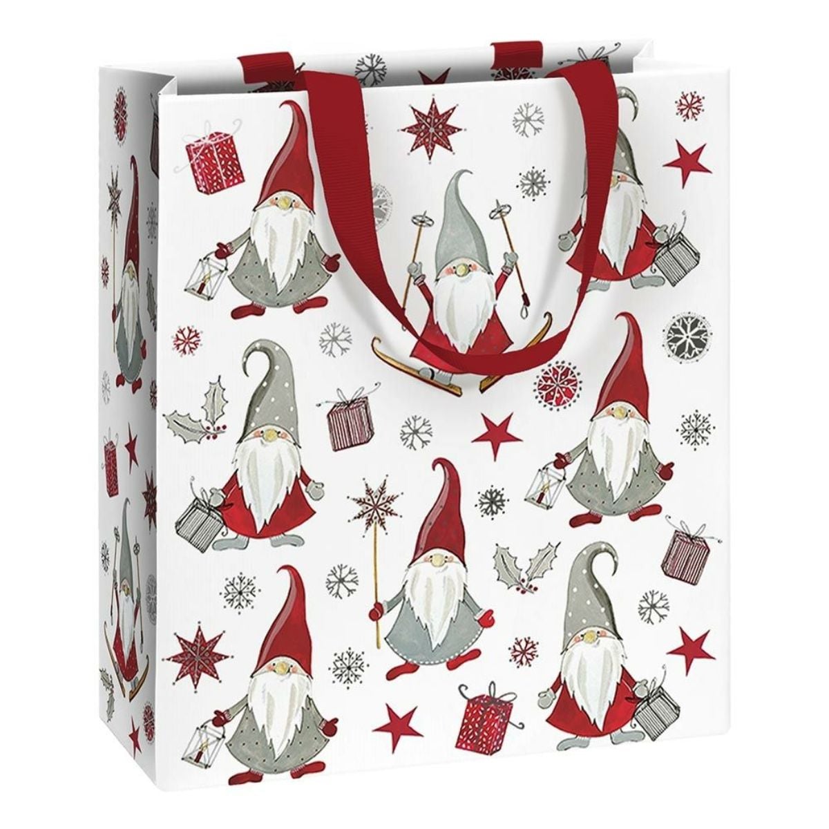 Sac cadeau S - Nisse Rouge