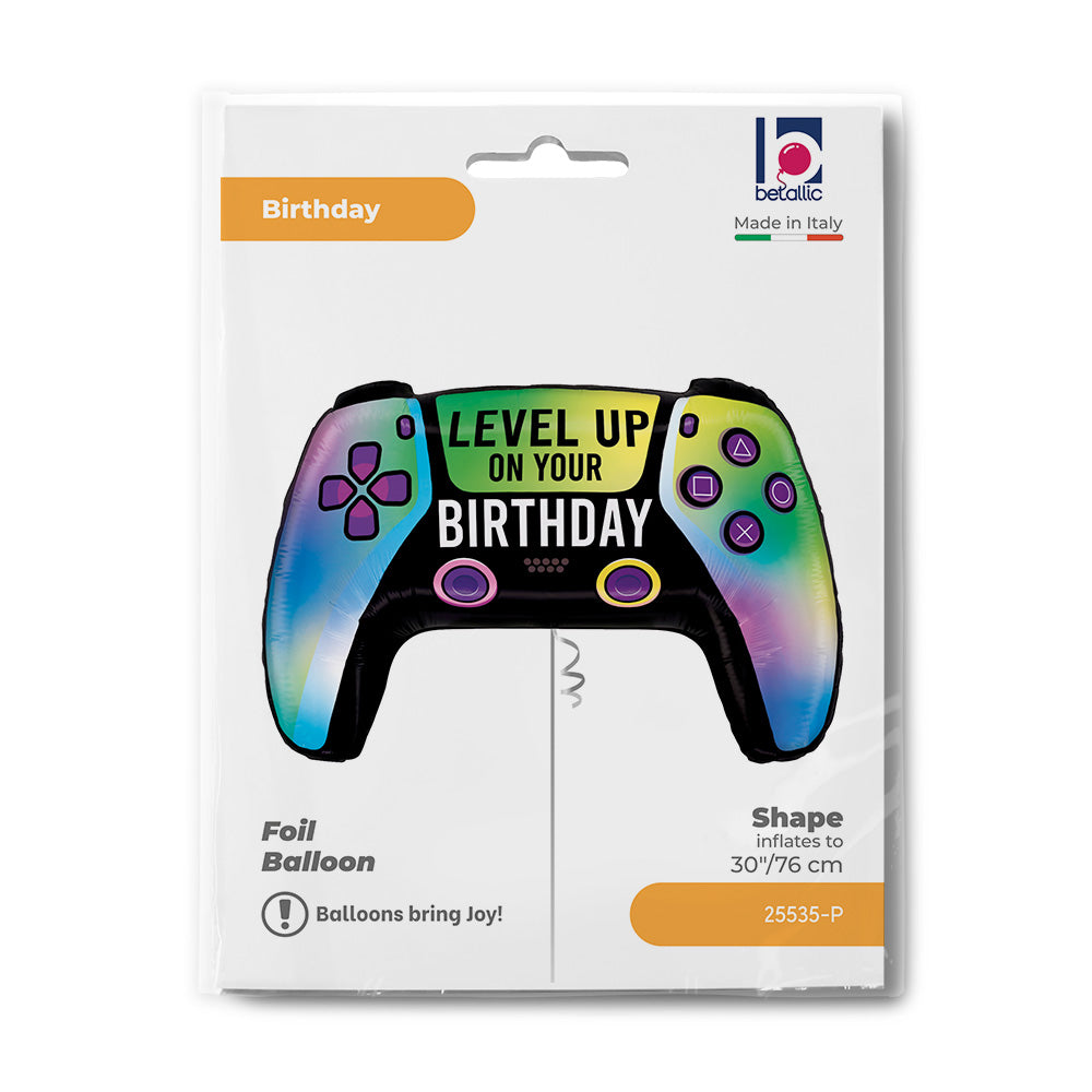 Ballon alu Manette de jeu anniversaire