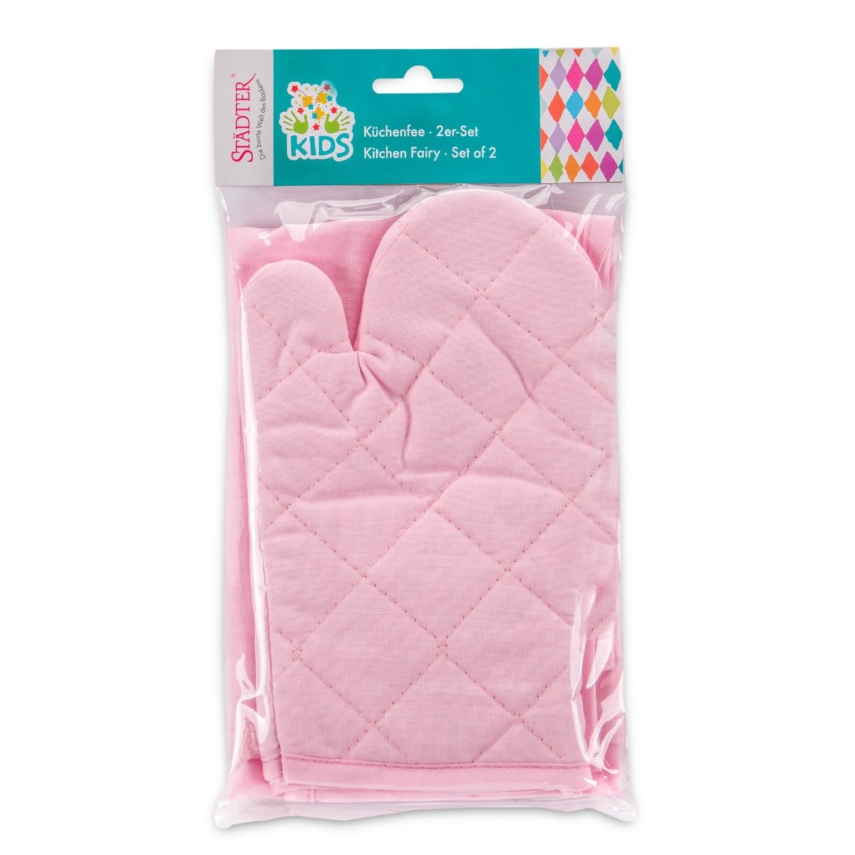 Tablier enfant - Rose (2pcs)