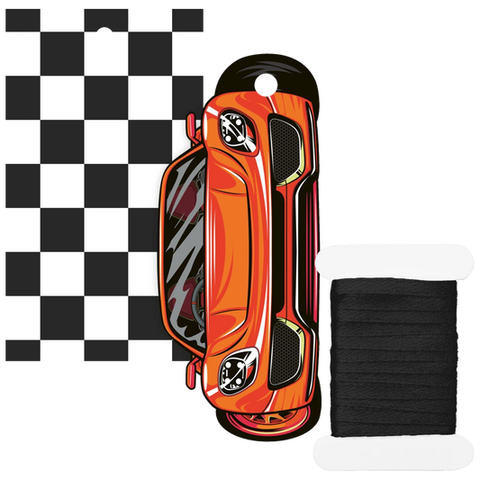 Kit d'étiquettes cadeau Schorsch noir