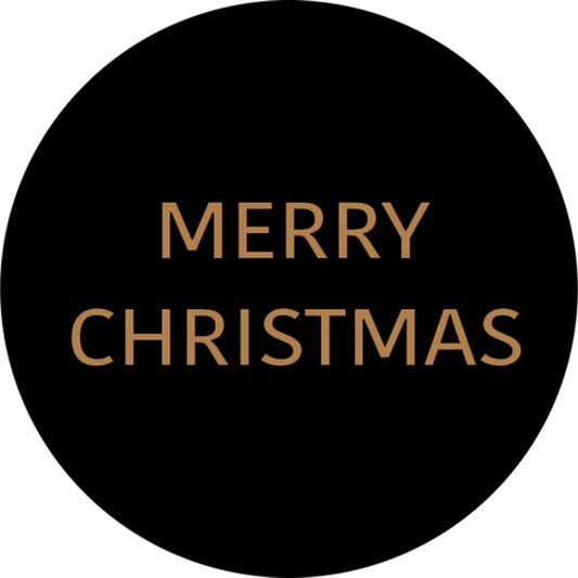 Autocollant - Merry Christmas 5cm (1pc)