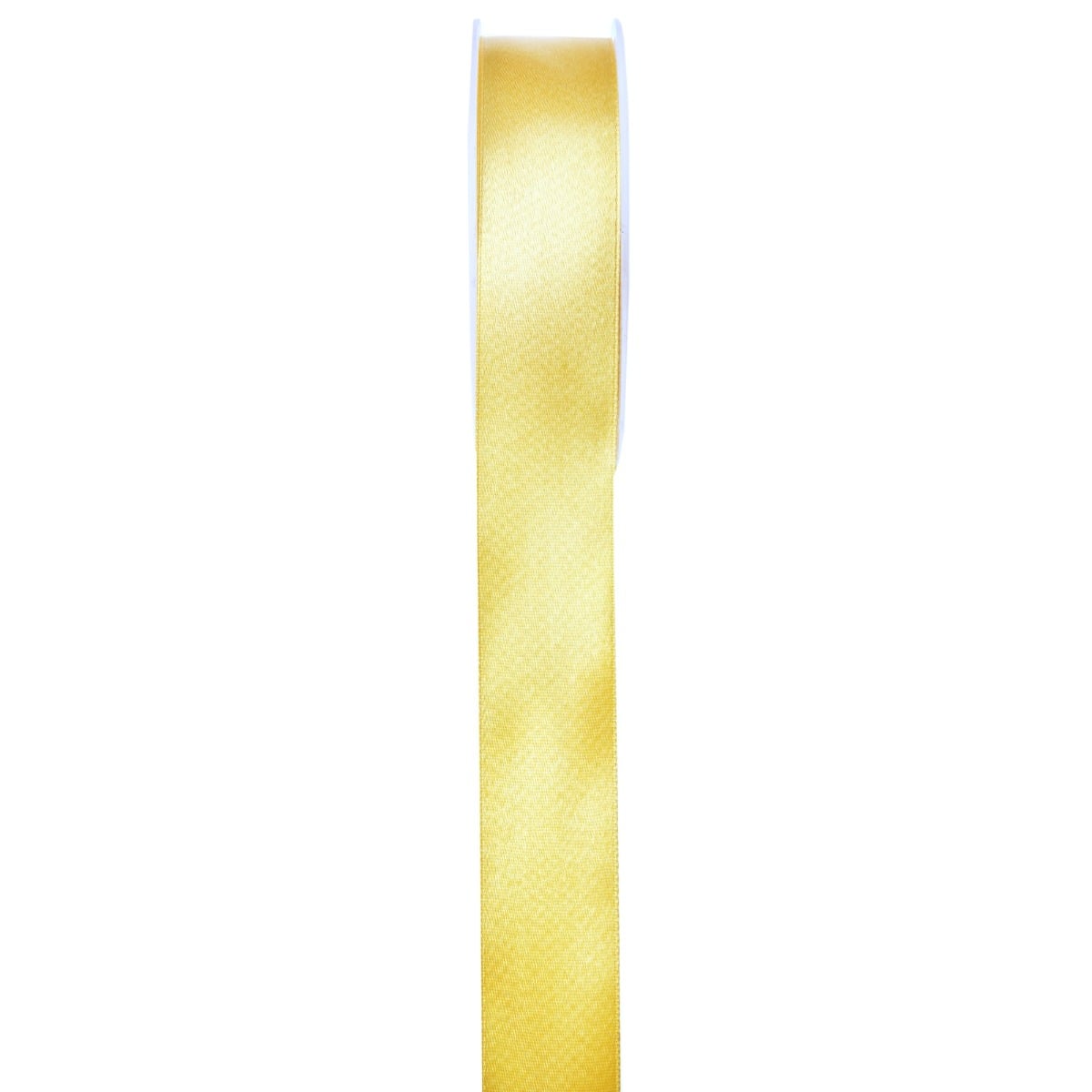 Ruban satin - Jaune (25m)