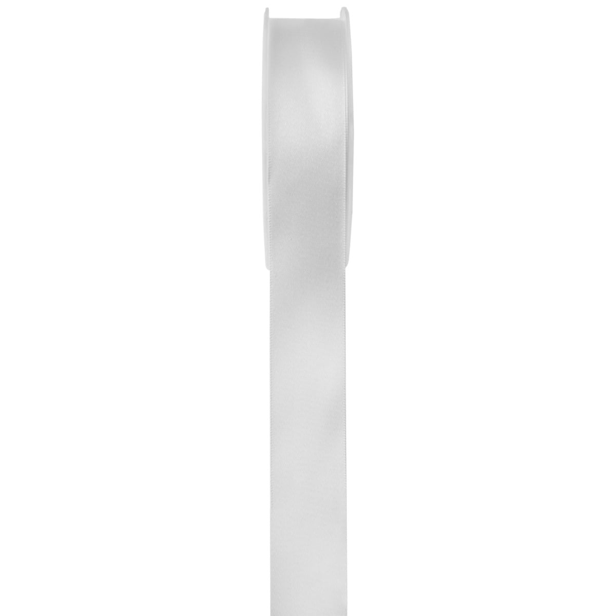 Ruban satiné Blanc 6mm