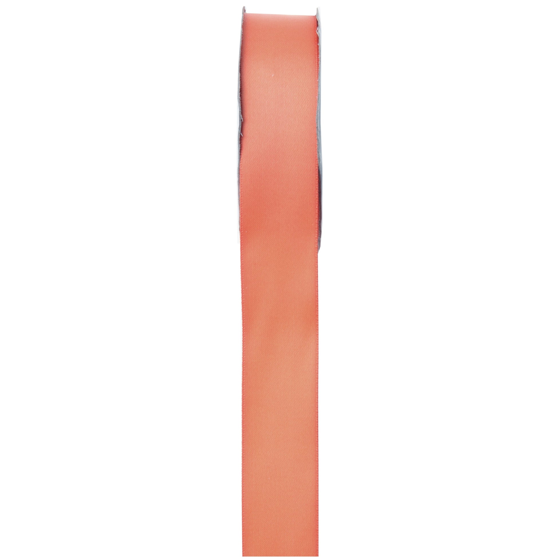Ruban satiné Saumon 6mm