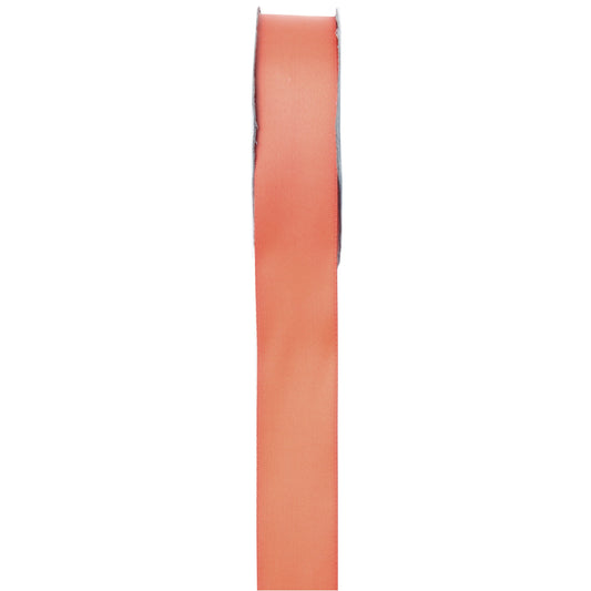 Ruban satiné Saumon 6mm