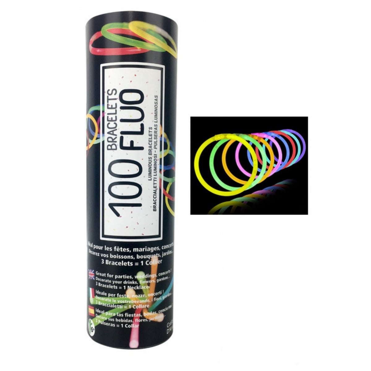 Bracelets fluo (100pcs)