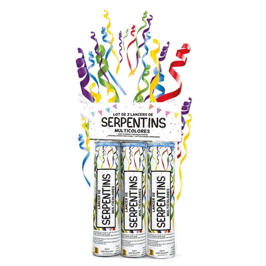 Serpentins Multicolore 3pcs