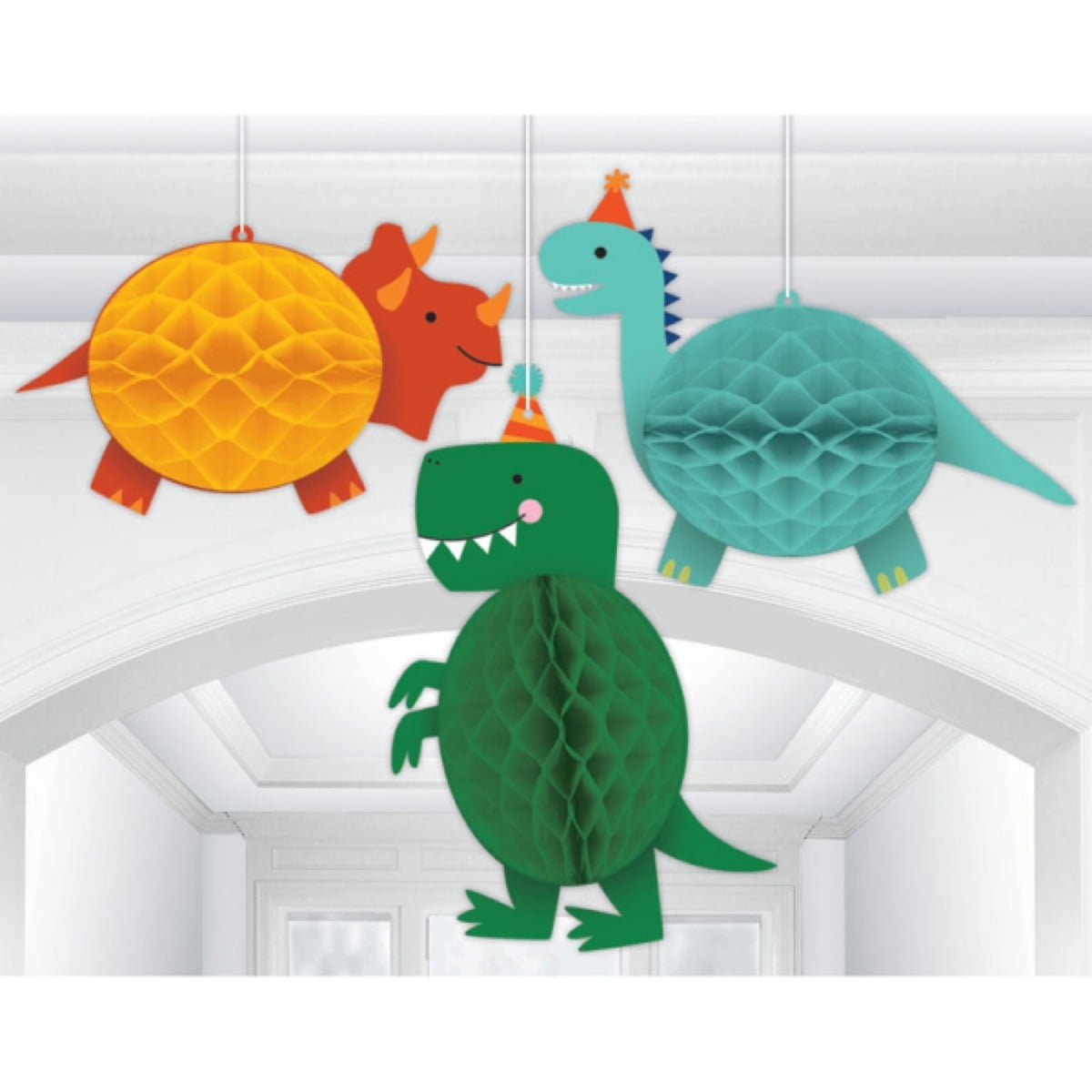 Nid d'abeille - Dinosaures (3pcs)