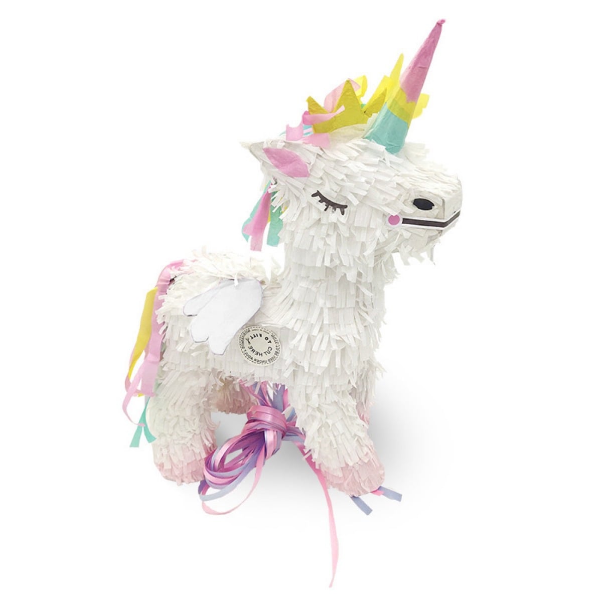 Pinata à tirer - Licorne avec des ailes