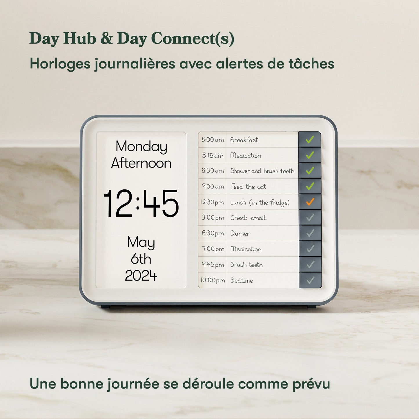 Day Hub - Clock with Task Alerts