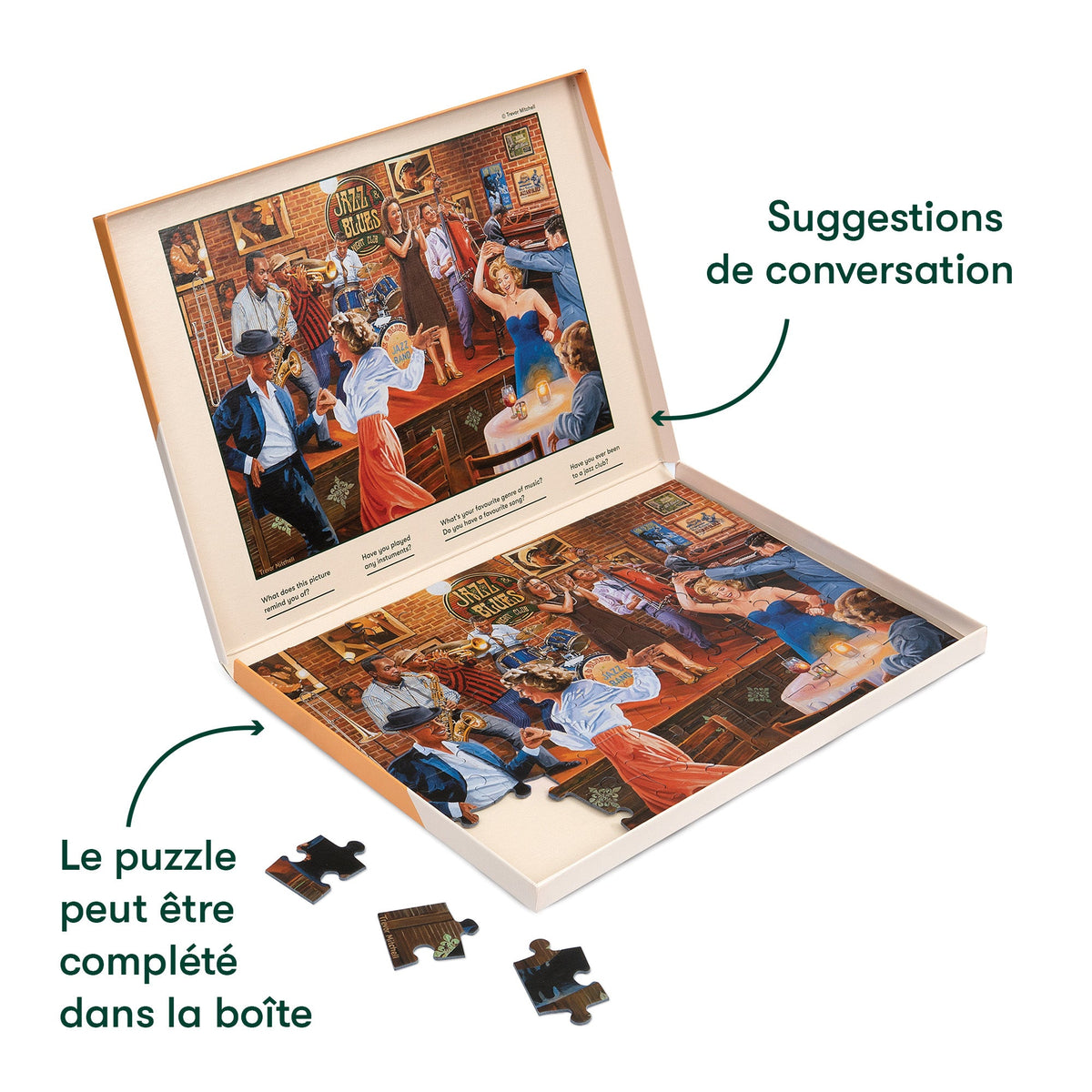 63-teiliges Puzzle - Tanzschuhe