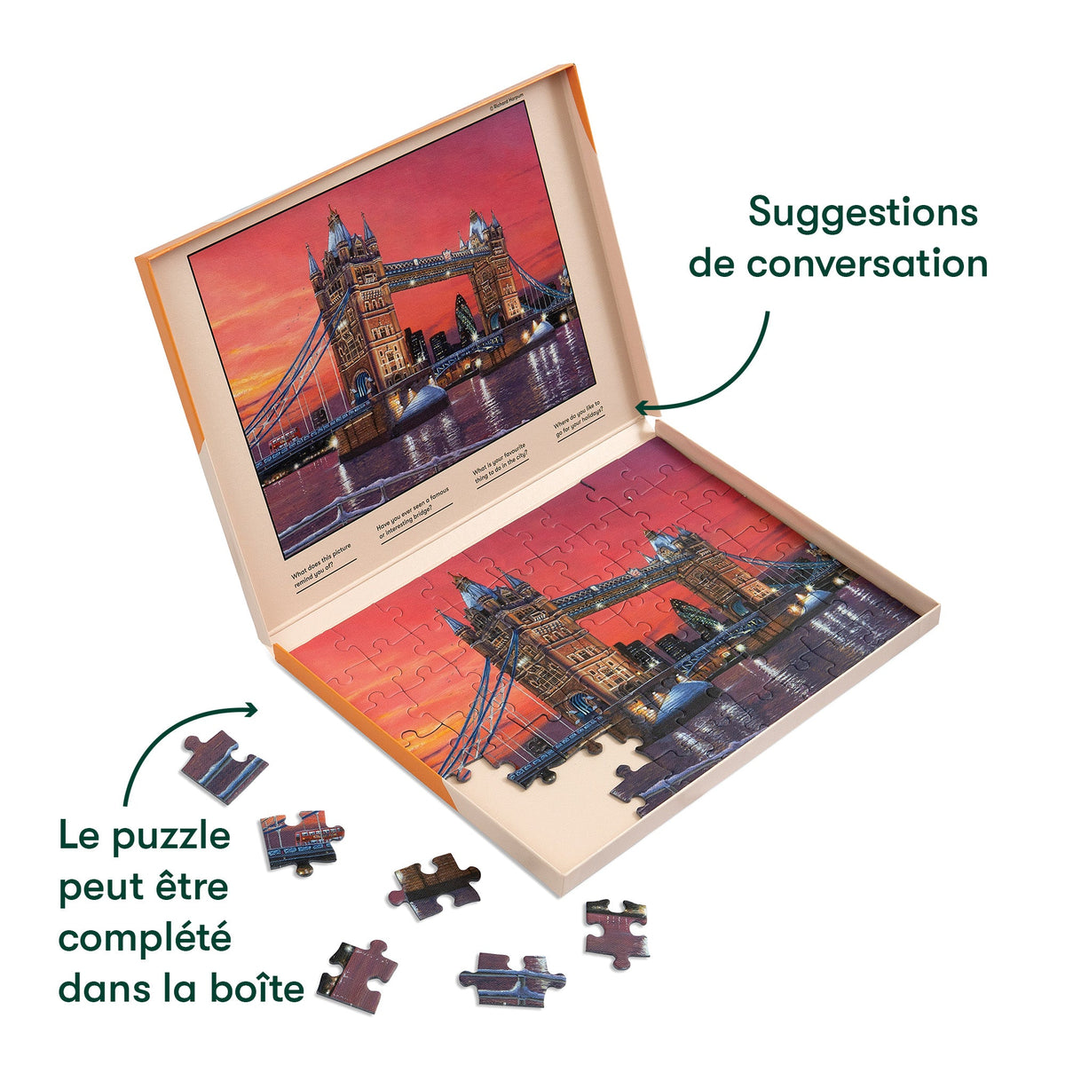 63-piece Puzzle - City Dusk