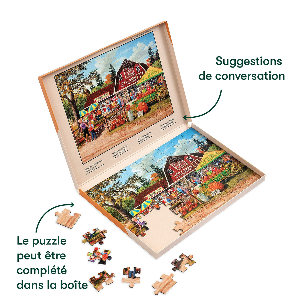 63-Piece Puzzle - Farmers Market