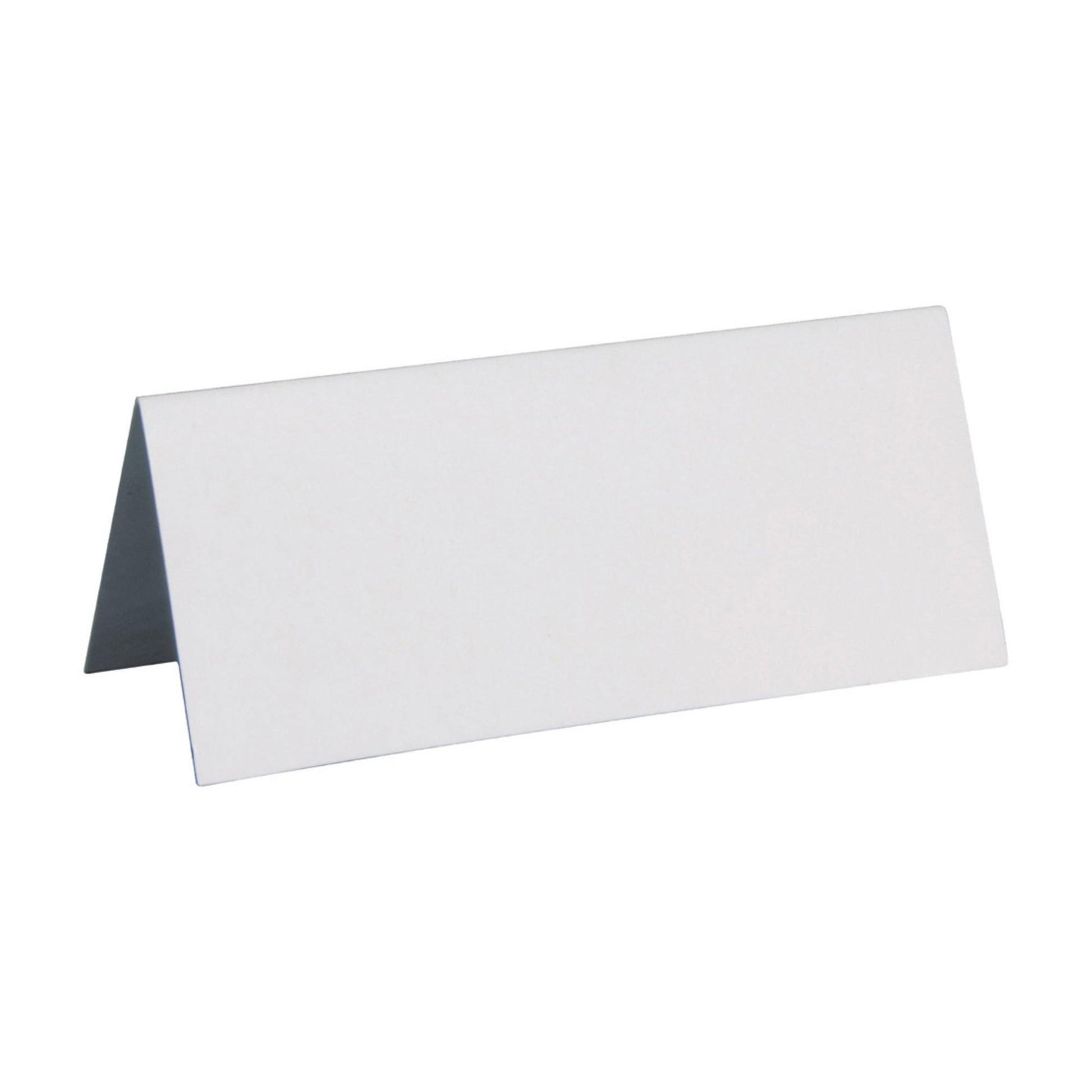 Marques-places rectangles (10pcs) - Blanc