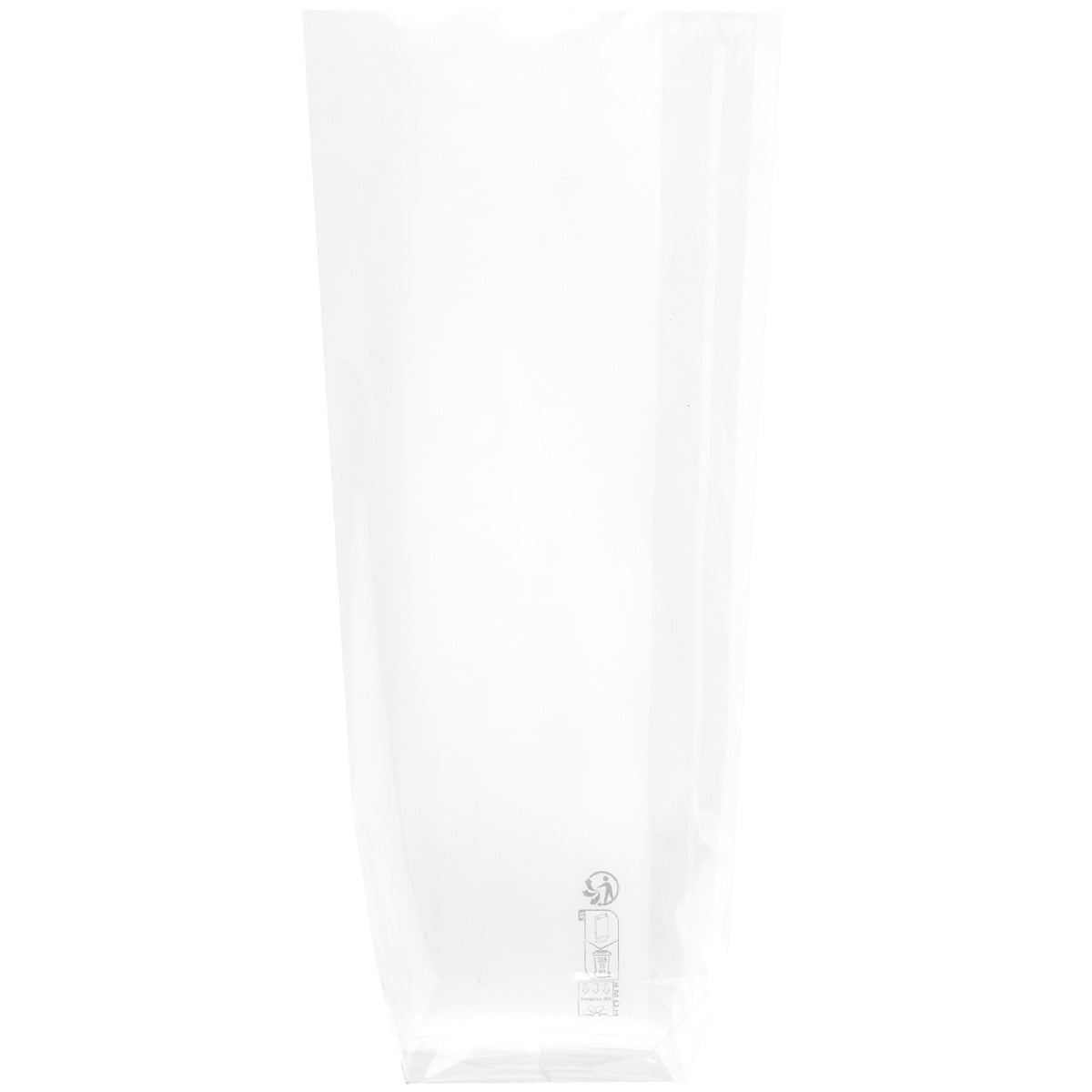 Sachets fond carton blanc 12x26cm (10pcs)