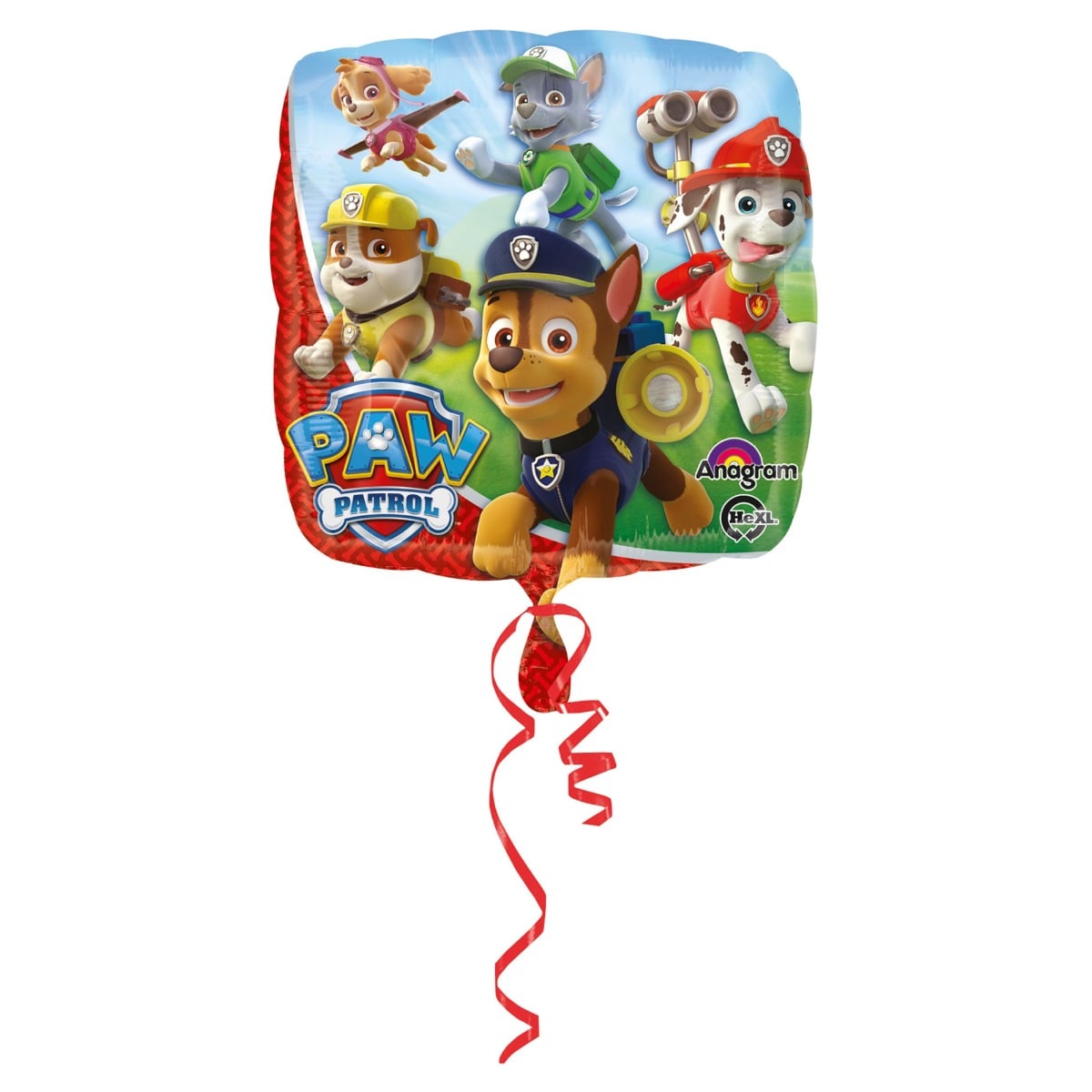 Ballon Alu Carre - Pat'Patrouille (43cm)