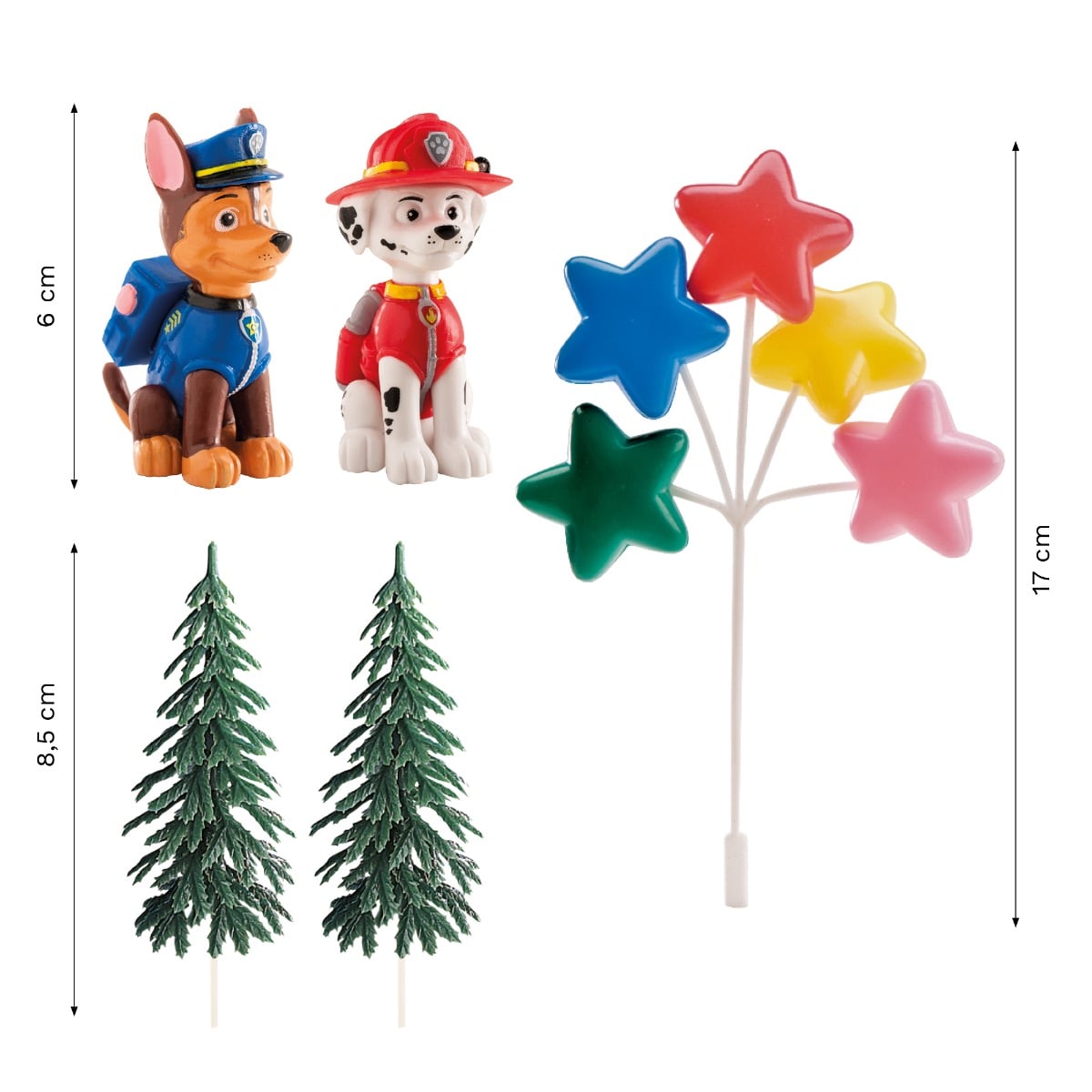 Figurine Kit Pat Patrouille - Chase & Marcus