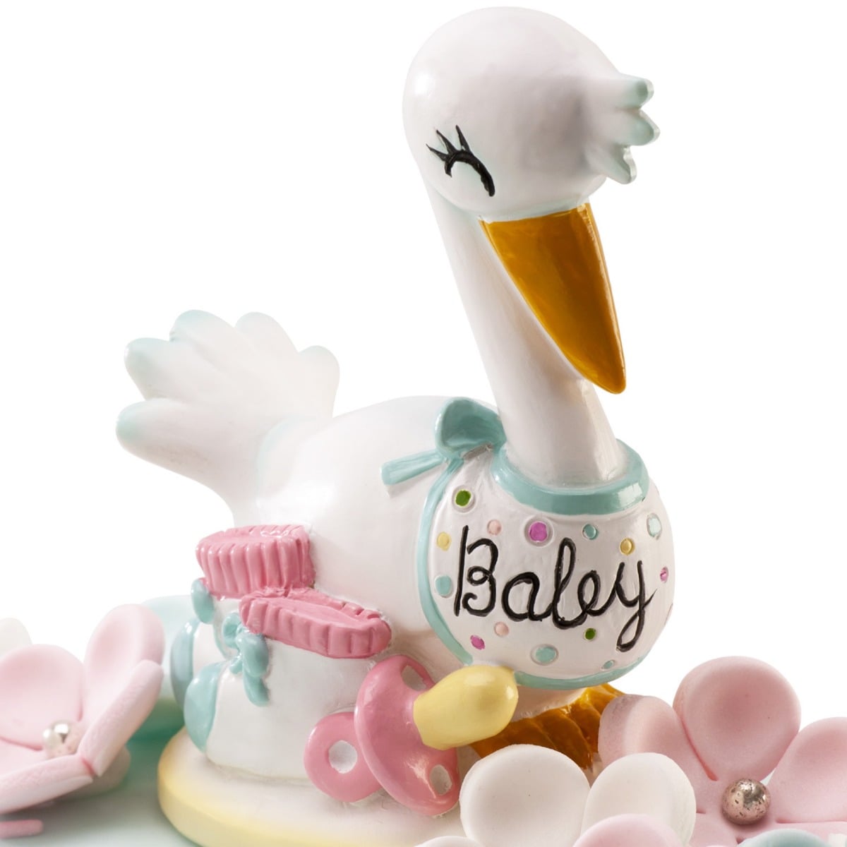 Figurine Baby Shower - Cigogne