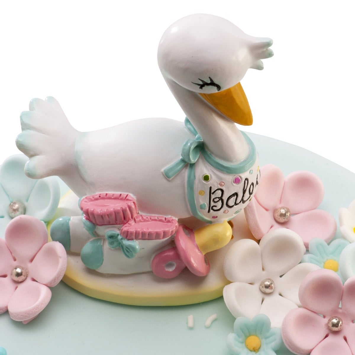 Figurine Baby Shower - Cigogne