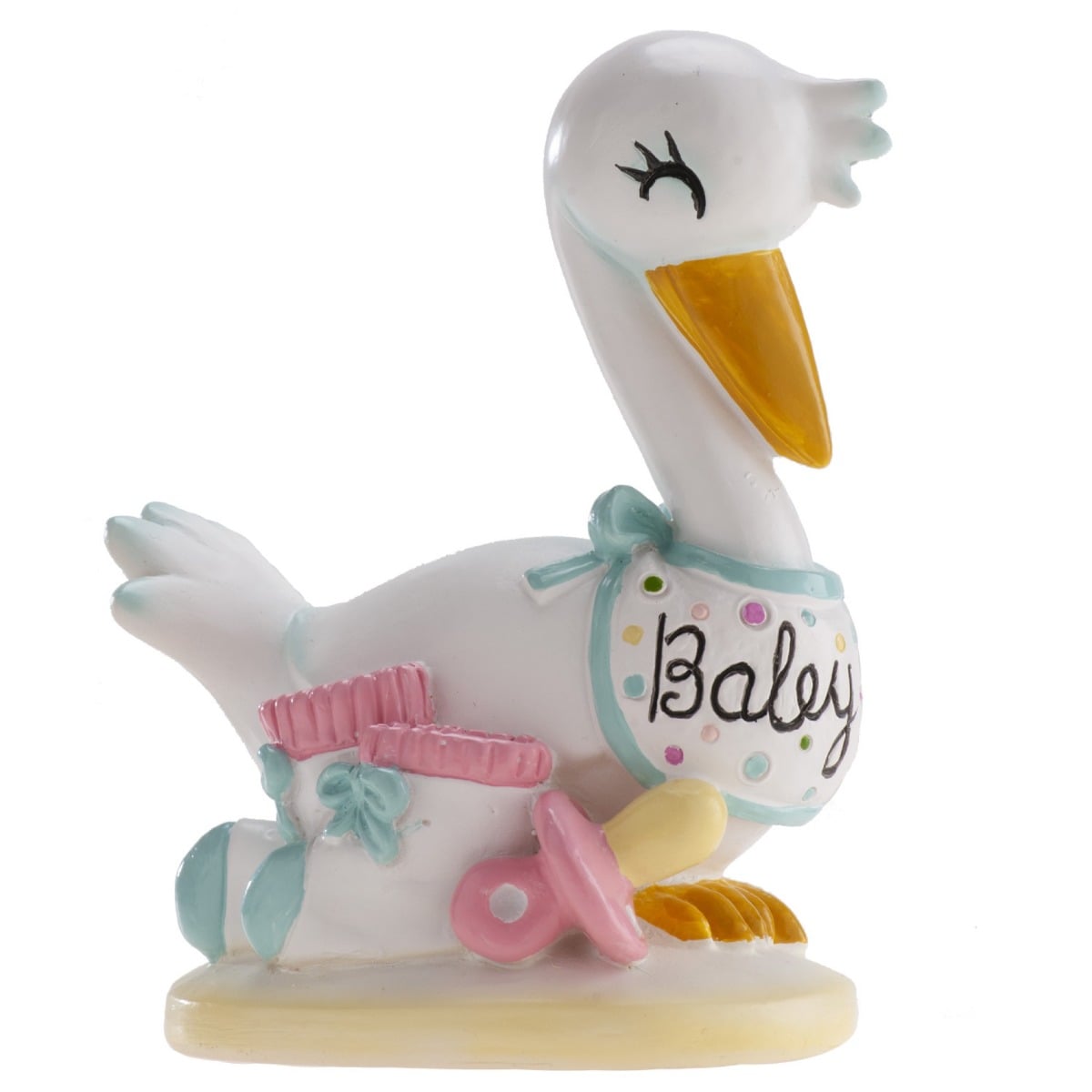 Figurine Baby Shower - Cigogne