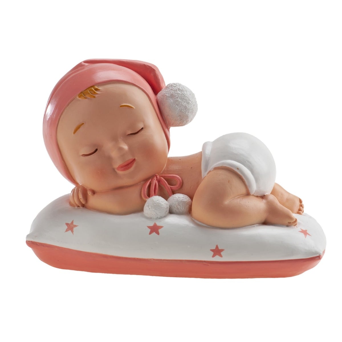 Cake Topper Baptême Fille endormie