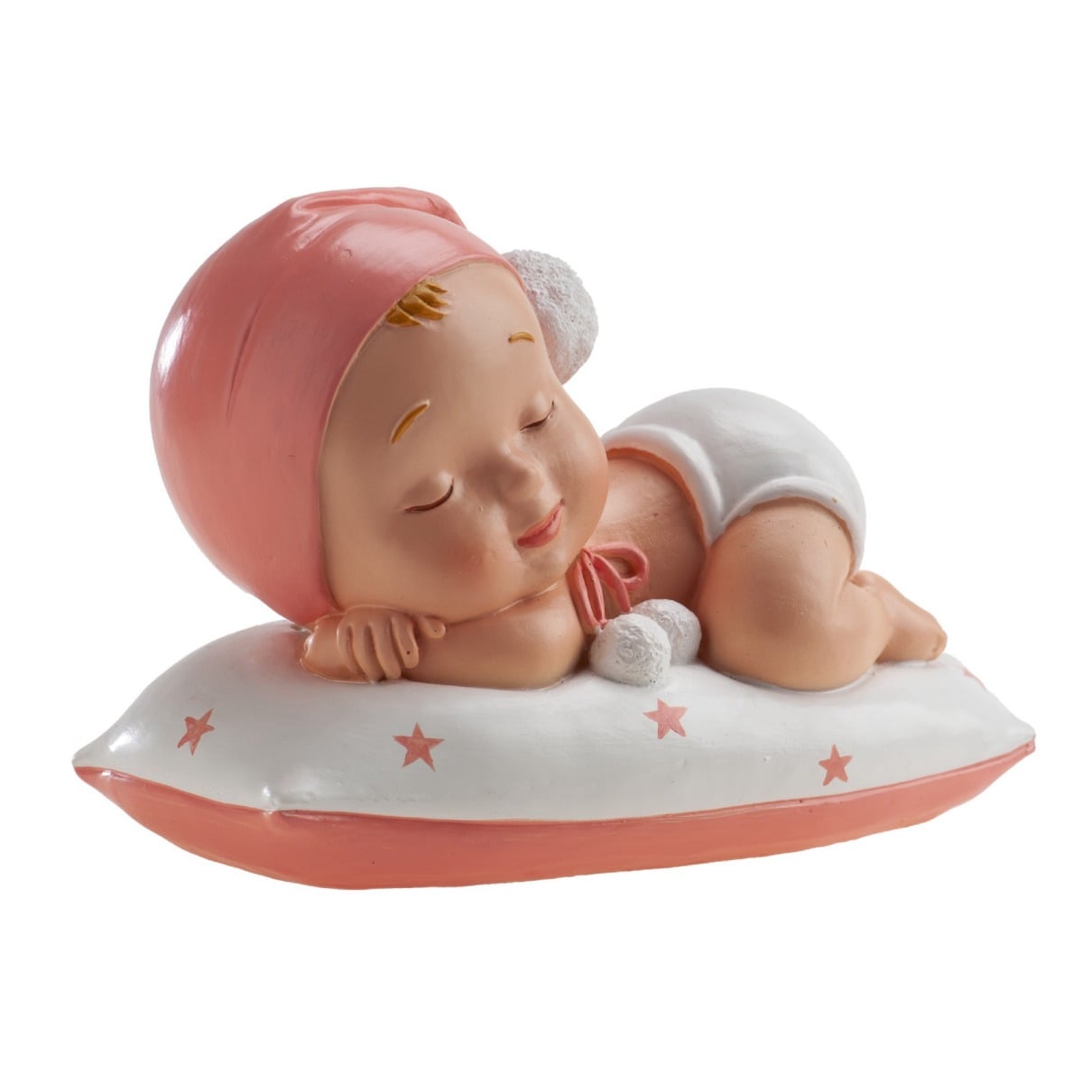 Cake Topper Baptême Fille endormie