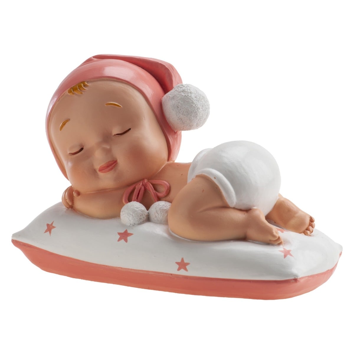 Cake Topper Baptême Fille endormie