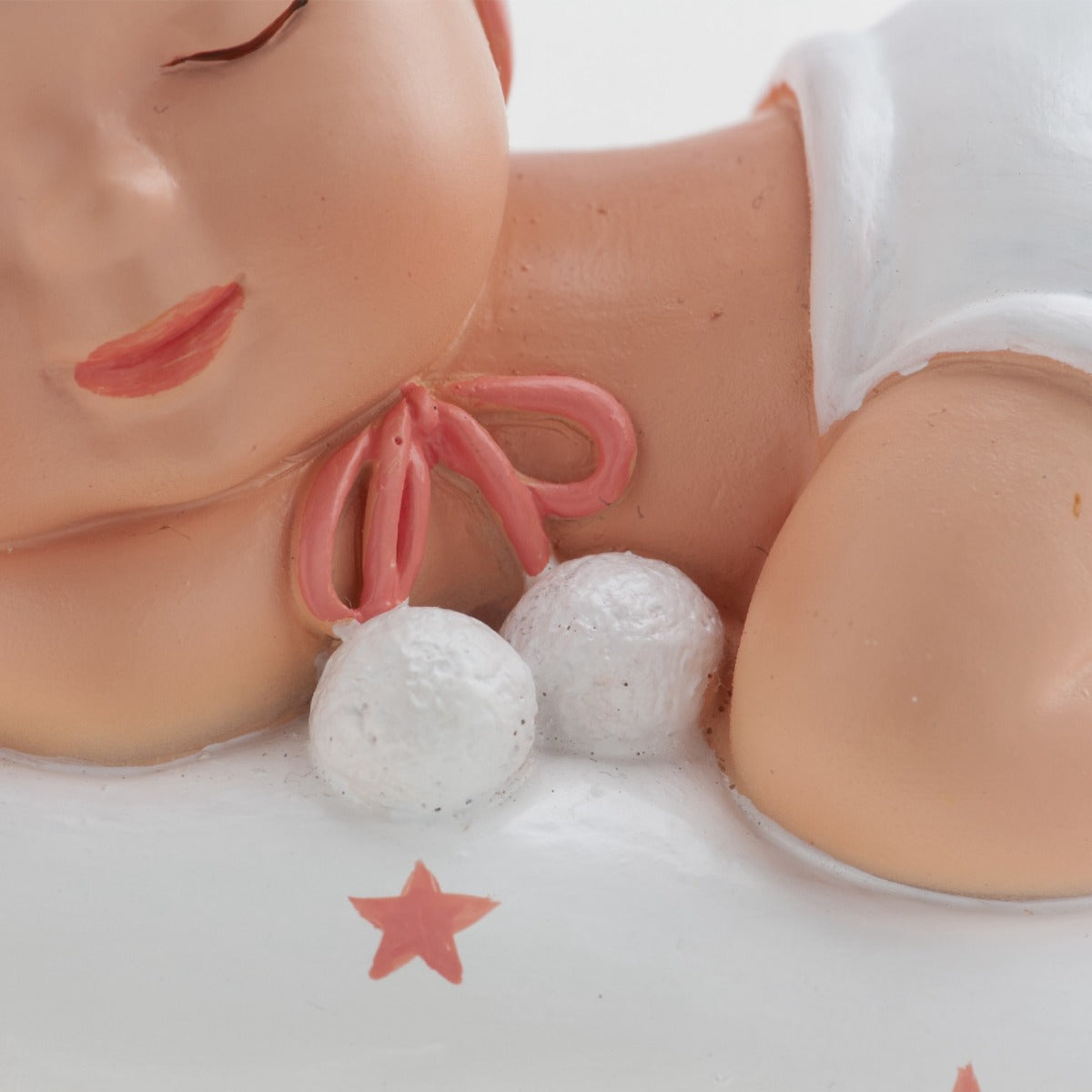 Cake Topper Baptême Fille endormie