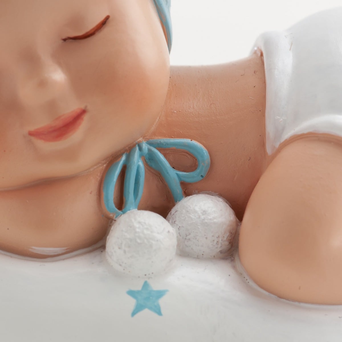 Cake Topper Baptême garçon endormi