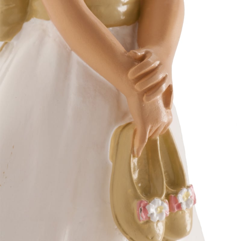 Figurine Communion - Fille Pieds nus (13cm)