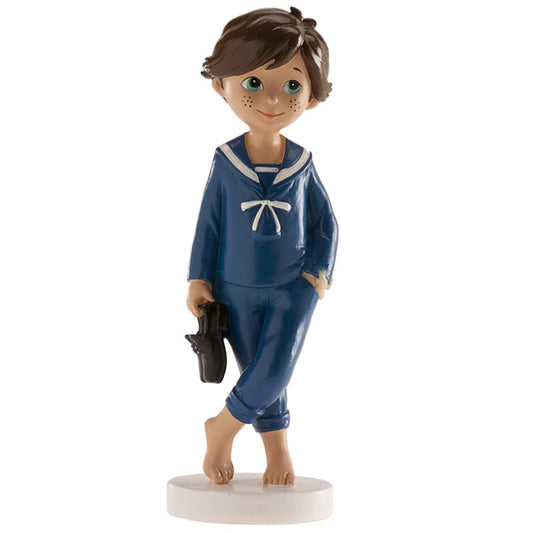 Figurine Communion - Garçon Marin (13cm)
