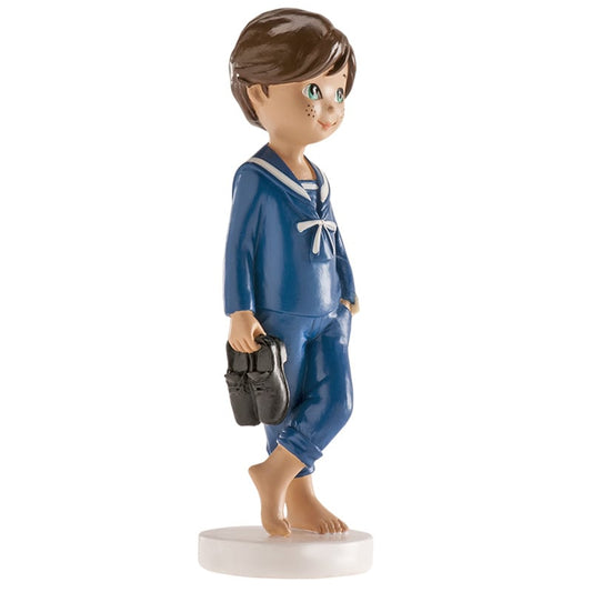 Figurine Communion - Garçon Marin (13cm)