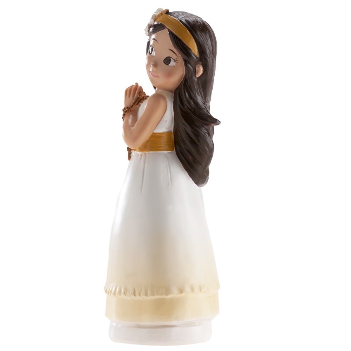 Figurine Communion - Fille et son Chapelet