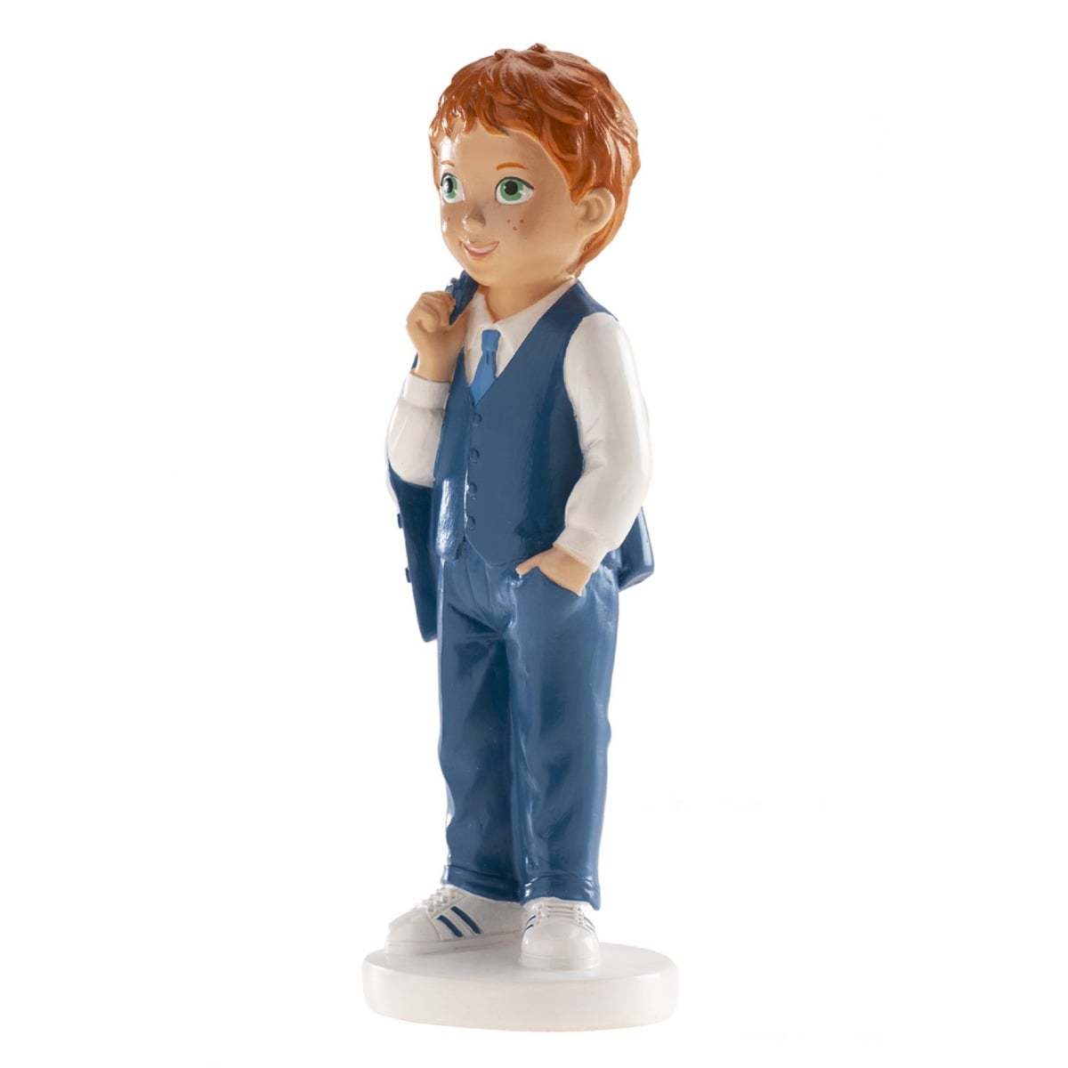 Figurine Communion - Garçon costard