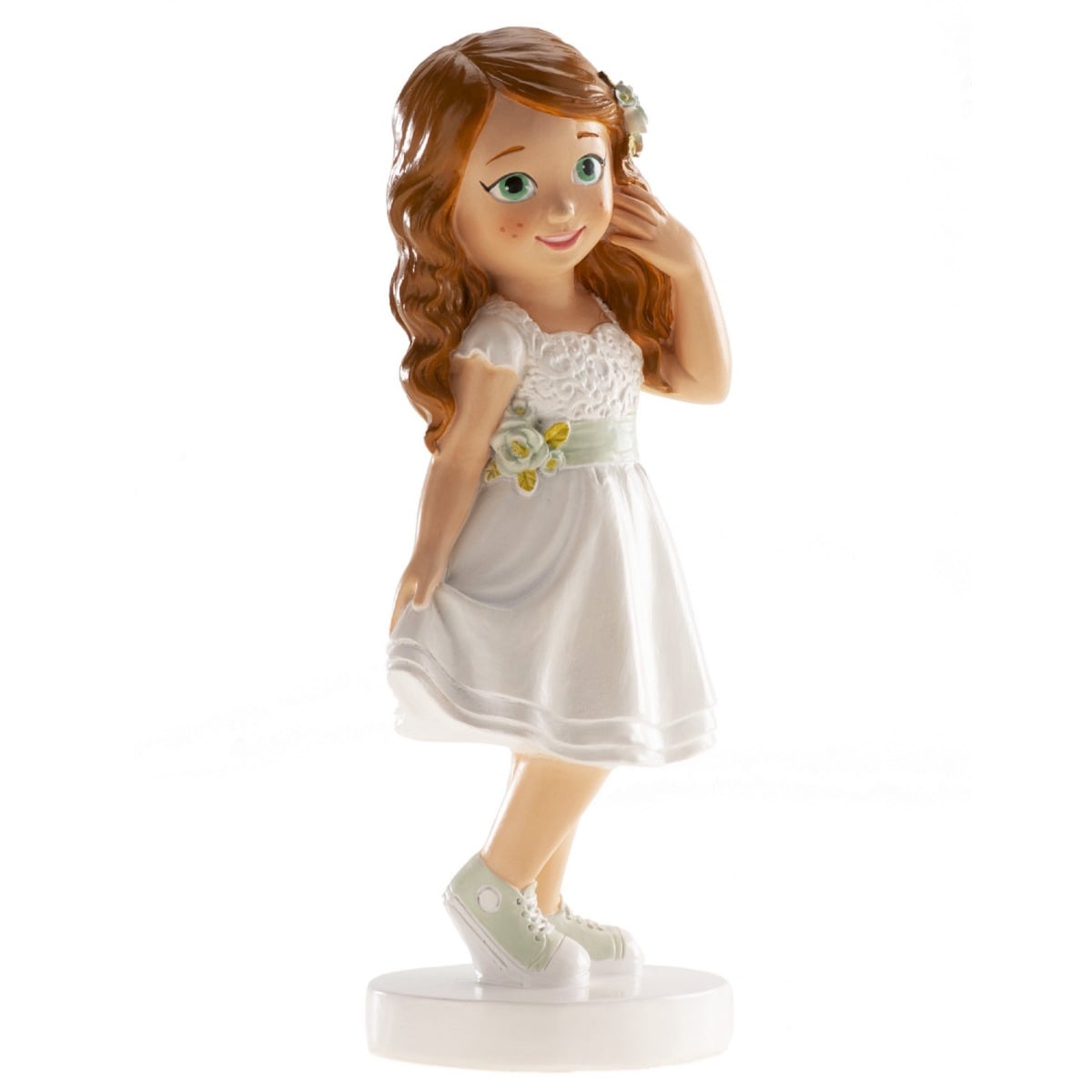 Figurine Communion - Fille Robe blanche