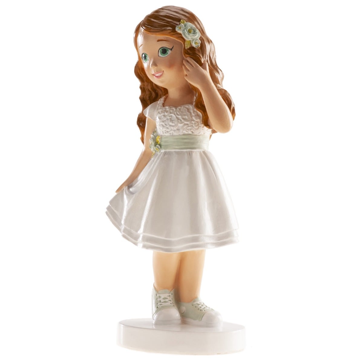 Figurine Communion - Fille Robe blanche