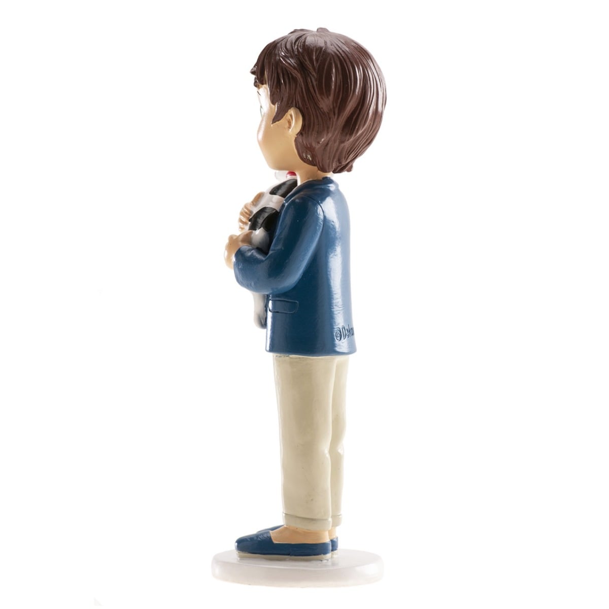 Figurine Communion - Garçon et chien