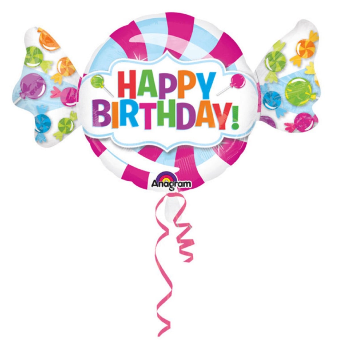 Ballon Alu - Bonbon Happy Birthday