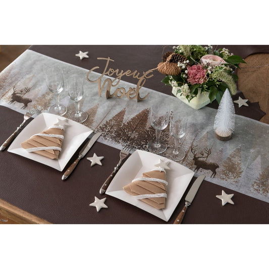 Serviettes Naturel Airlaid 40x40cm (20pcs)