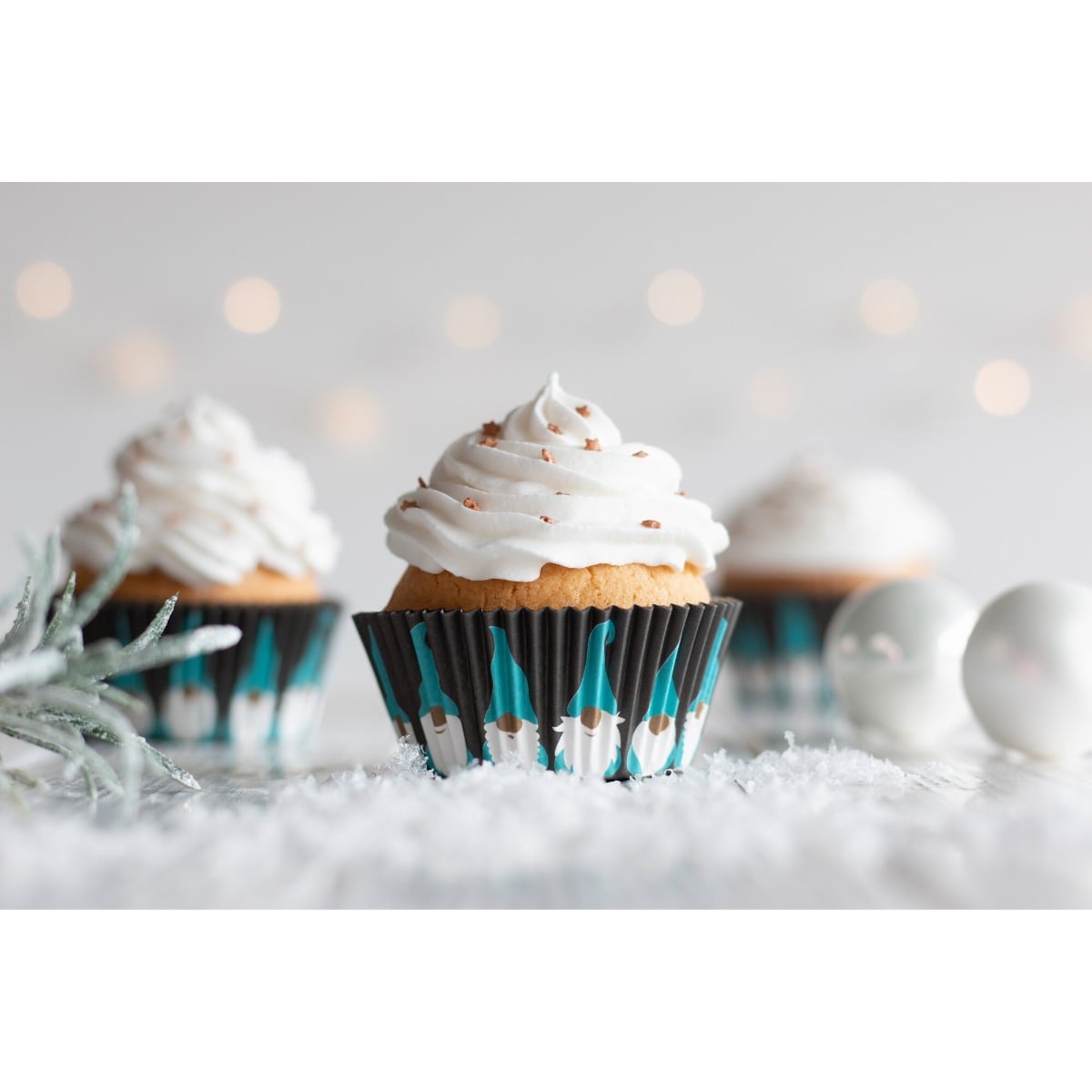 Caissettes à cupcakes en carton - Elfes (50pcs)