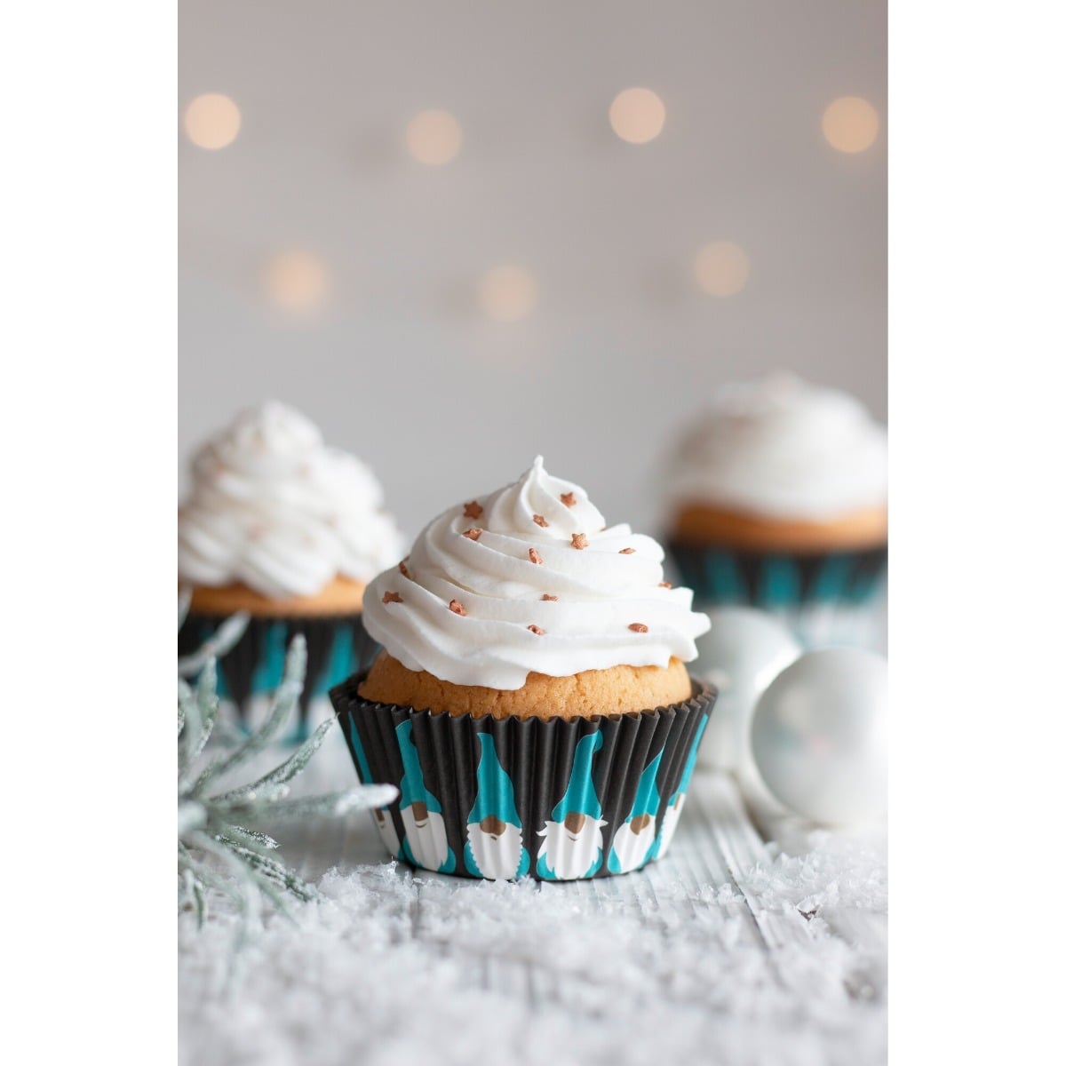 Caissettes à cupcakes en carton - Elfes (50pcs)