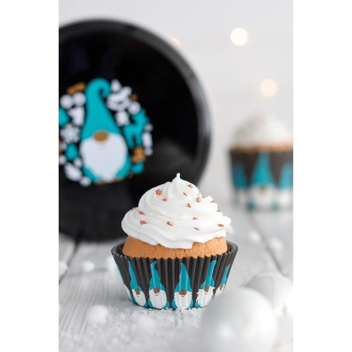 Caissettes à cupcakes en carton - Elfes (50pcs)