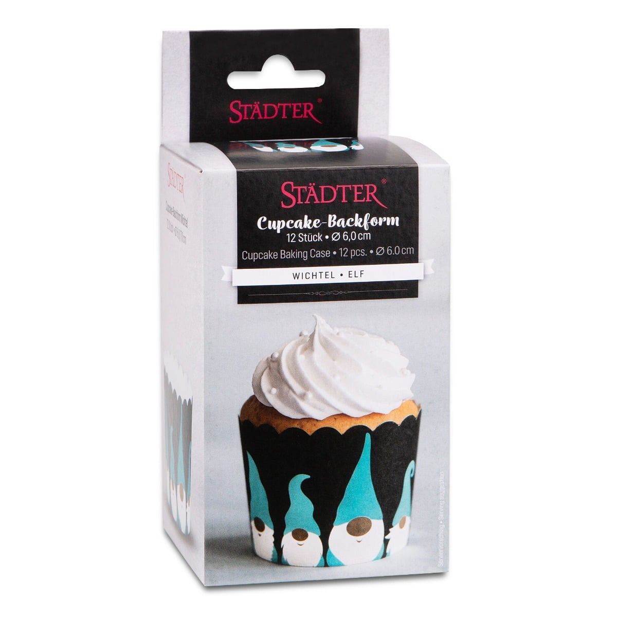 Caissettes à cupcakes en carton - Elfes (12pcs)