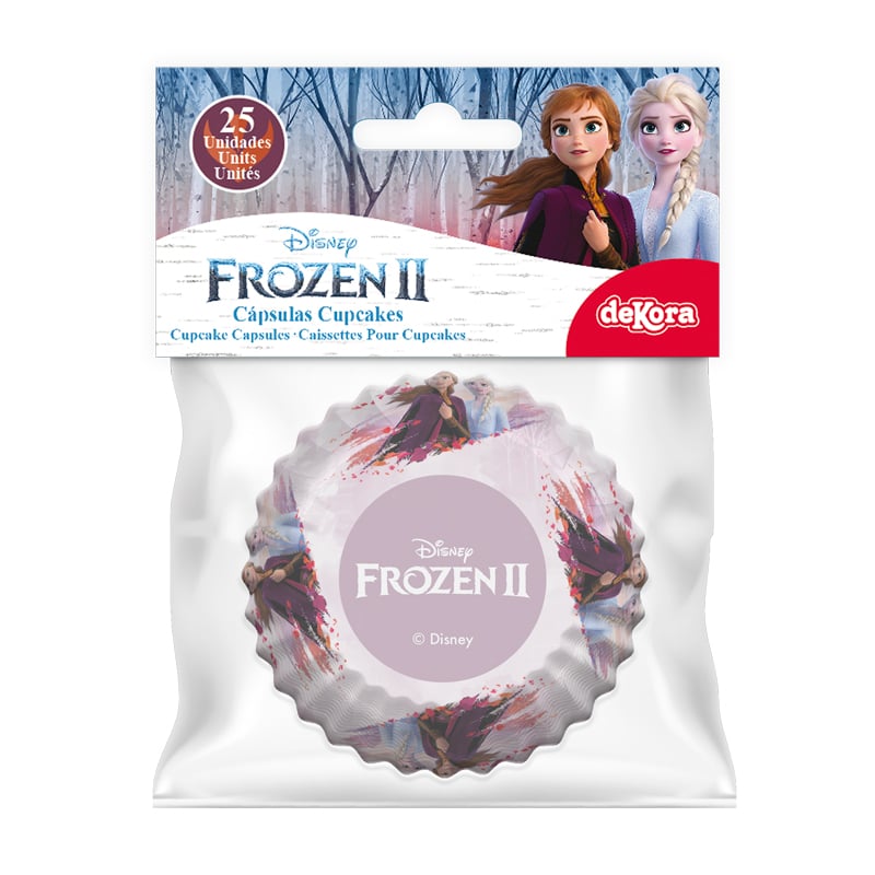 Caissettes à cupcakes - Reine des neiges 2 Ø 5cm (25pcs)