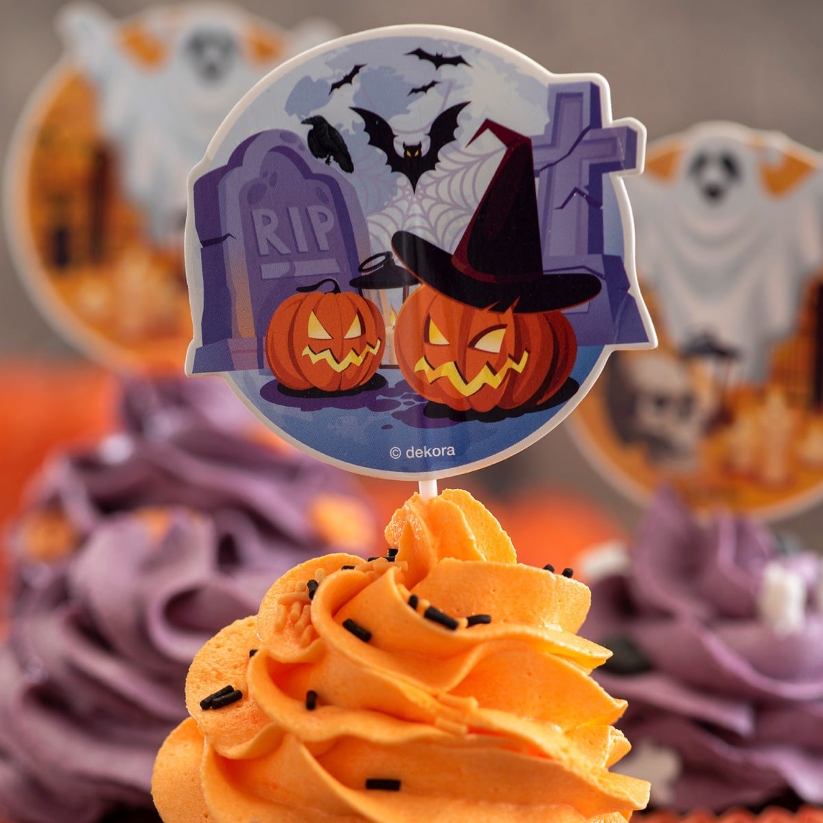 Kit Caissettes et toppers Halloween (24pcs)