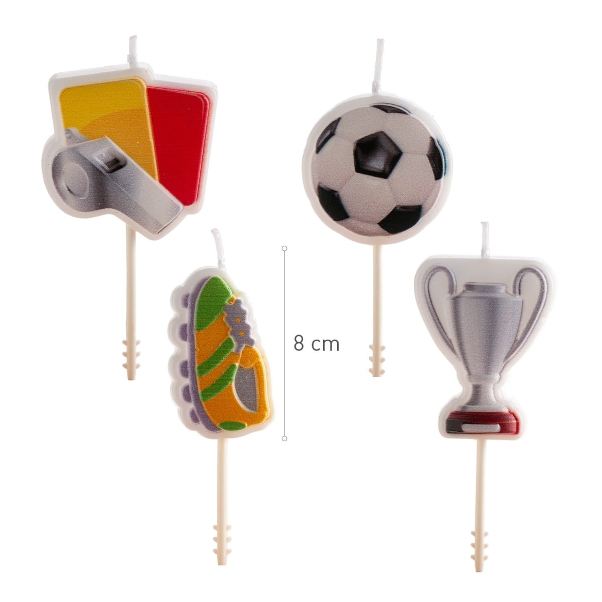 Bougies Football (4pcs)