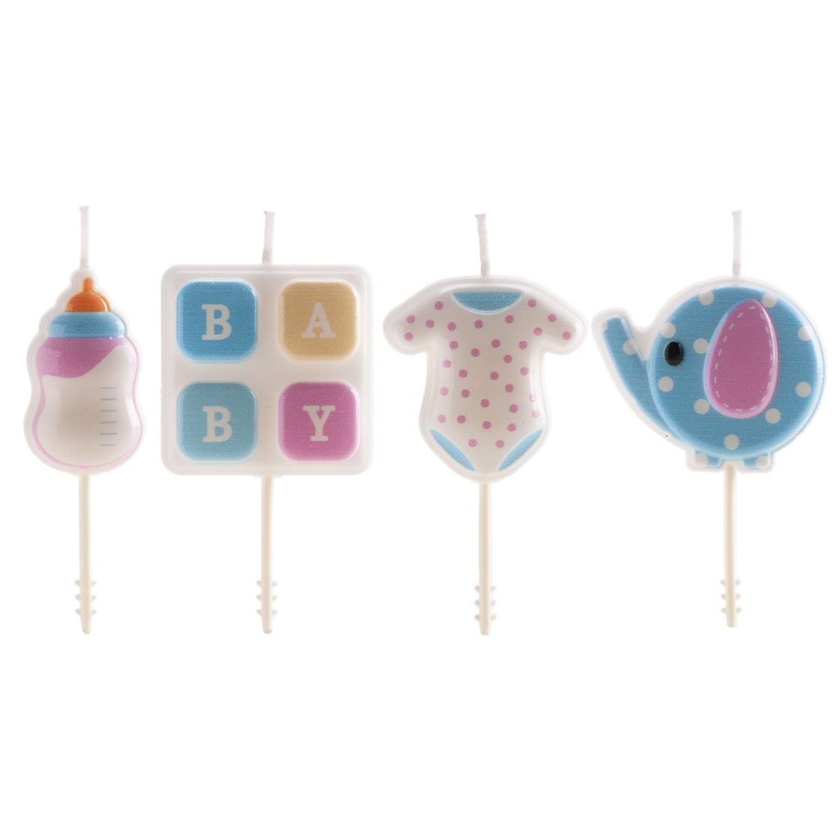 Bougies - Hello Baby (4pcs)