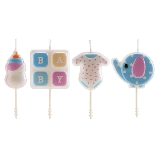Bougies - Hello Baby (4pcs)