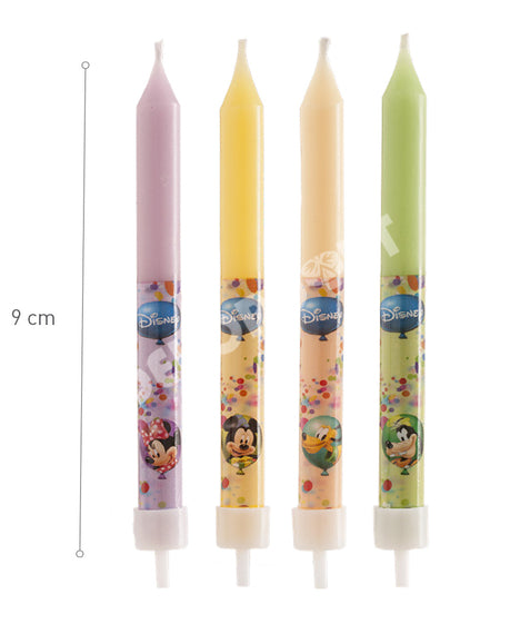 Bougies sur pique Mickey et ses amis (8 pièces)